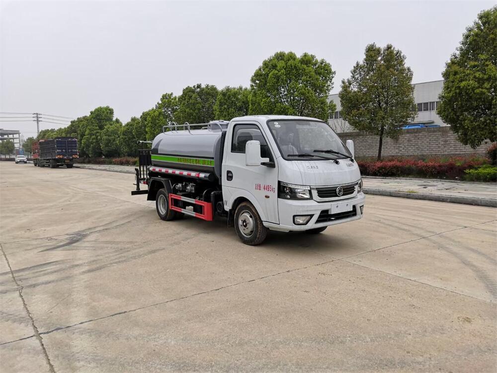 3噸灑水車-東風途逸國六3立方藍牌灑水車廠家價格