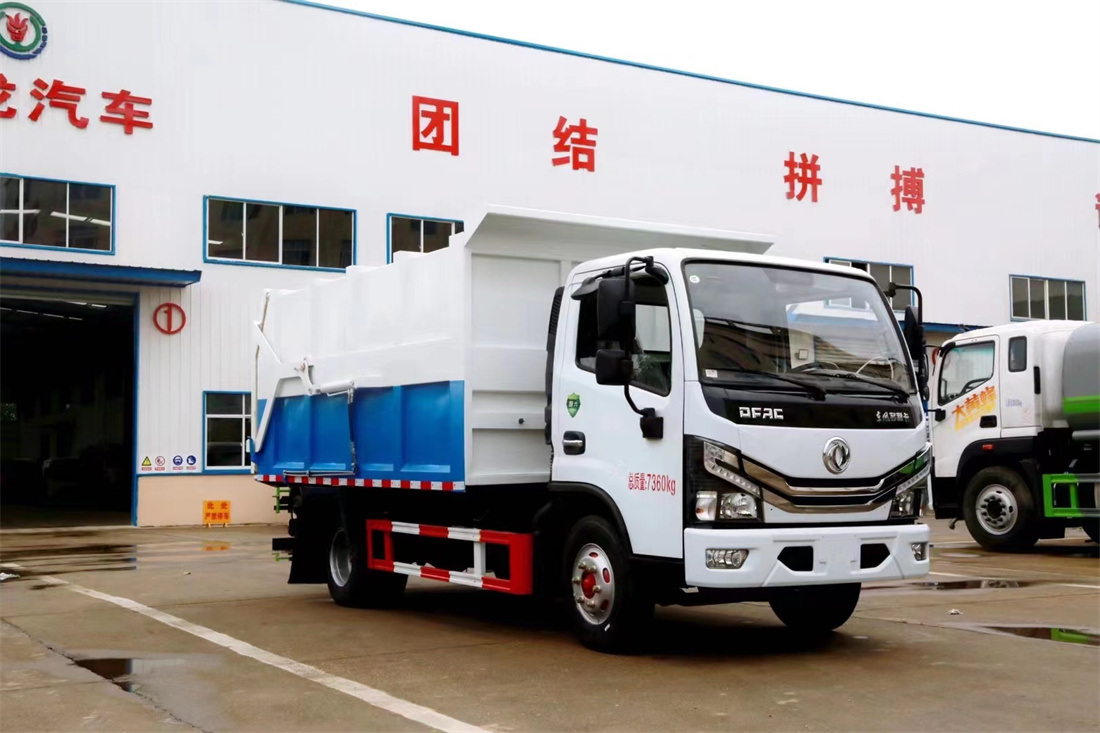 6方對(duì)接式垃圾車-旺龍東風(fēng)WLW5070ZDJE 6方對(duì)接式垃圾車